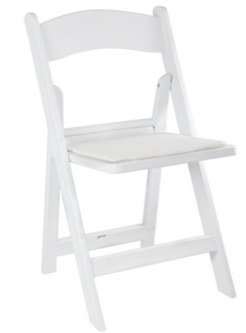 White Resin Garden Chairs (economy)